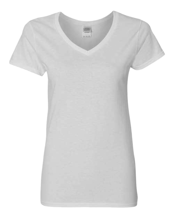 Gildan Heavy Cotton™ Women’s V-Neck T-Shirt | 5V00L - Image 2