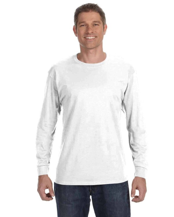 Gildan Adult Heavy Cotton 8.8 oz./lin. yd. Long-Sleeve T-Shirt | G540 - Image 3